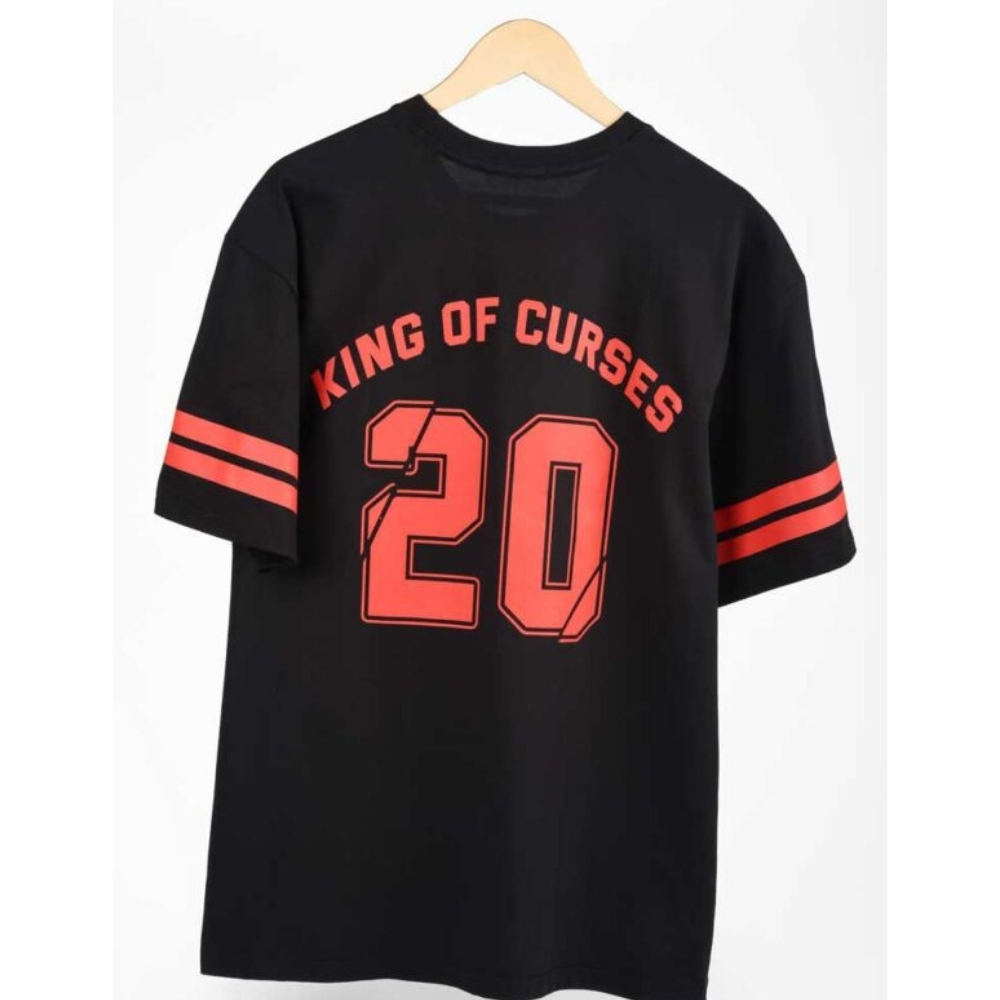 black t-shirt King of Curses tee