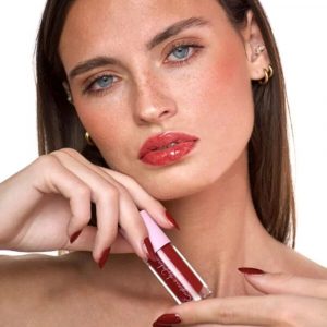 Huile à lèvres soin certifiée bio – Teinte Grenade (2)