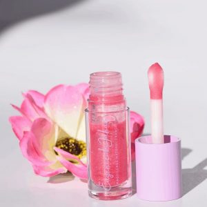 Huile à lèvres soin certifiée bio – Teinte Rosée (2)